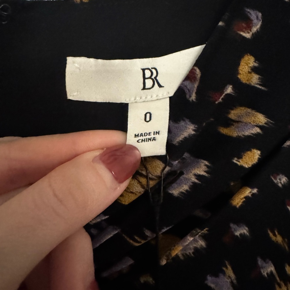 Banana Republic Georgette Ruched-Front Mini Dress - Picture 2 of 2